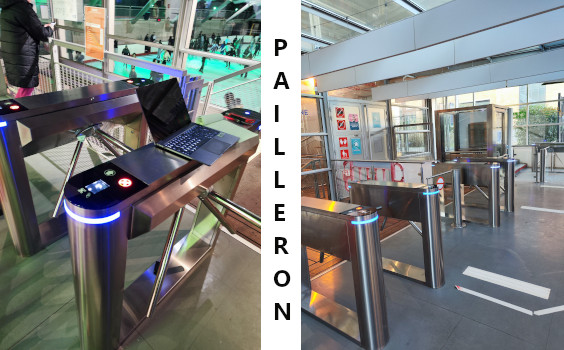 Complexe Patinoire / piscine / salle de sport : équipés avec la solution IDtronic / ITBOX / pluggin Awoo / Logiciel AWOO. Tripodes IDtronic, lecteurs 2 technologies Qrcode + RFID, fourniture de cartes RFID imprimés Quadrichromie, Portillon motorisés ID1600 et vantaux en verre Securit, Solution de comptage, lecteurs d'accès bâtiment