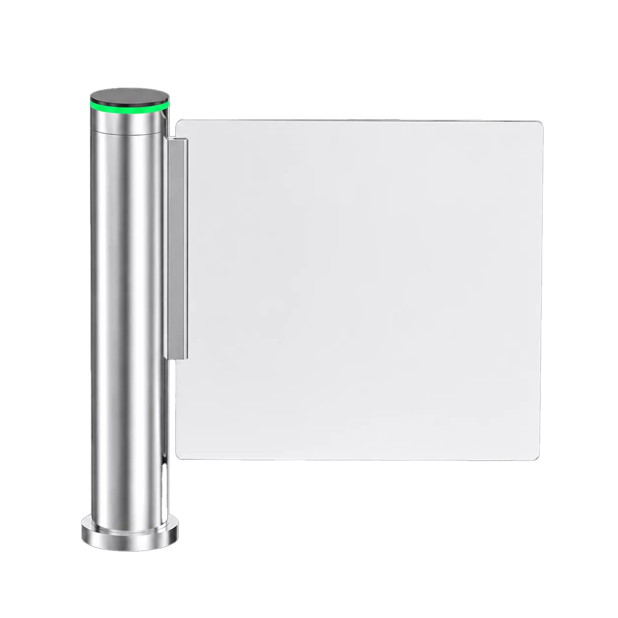 ID Swing Gate 1600 — panneau battant 900 mm, verre 10 mm